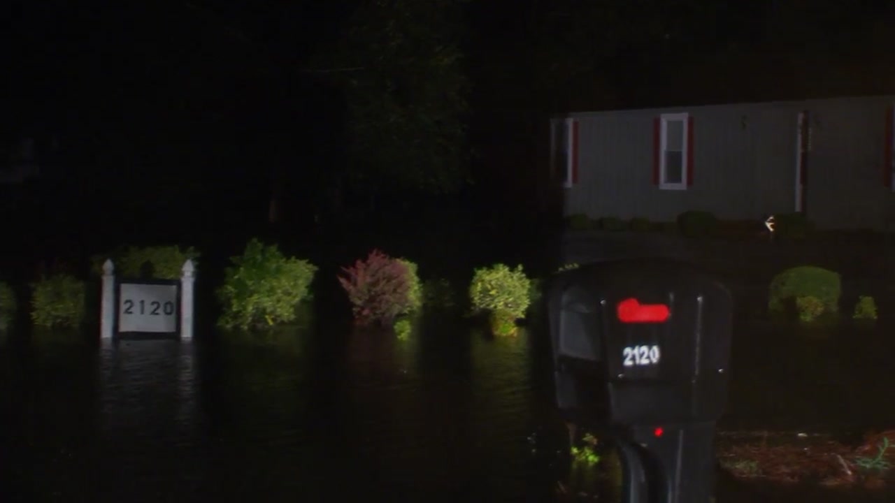 Floodwaters are rising all over North Carolina as Florence pushes through