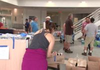 Flooded roads force Florence relief efforts into the air