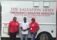 Salvation Army workers return after feeding  thousands of Hurricane Florence victims