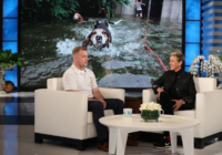 Man who rescued people, animals from hurricane honored on 'Ellen'