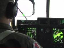 Flying through the eye