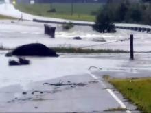 Florence floods NC 55 in Mount Olive