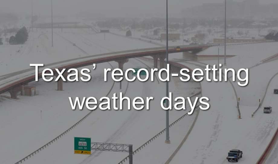 Continue clicking to see Texas' record-setting weather days. Photo: John Weast/Getty Images