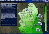 Flash flood watch continues across parts of Greater Houston area