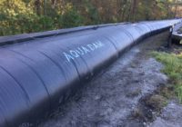 How will an inflatable dam protect your drinking water during the coming floods?