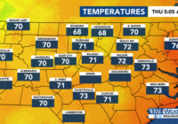 Later today: Strong winds, heavy rain, isolated tornadoes