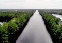 Aerial view of Hurricane Florence life span