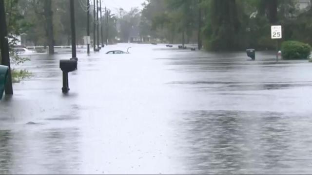 Flooding in Jacksonville, NC