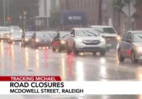 Tropical Storm Michael's rains close Capital Boulevard for most of the day