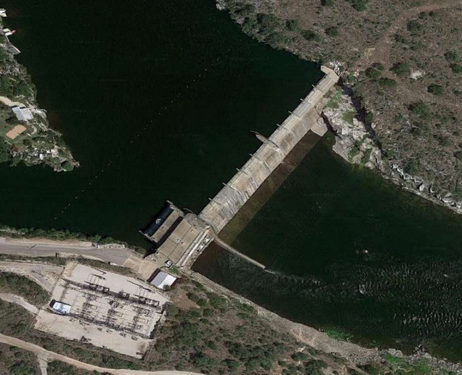 BEFORE: Max Starcke Dam in Marble Falls. Photo: Google Maps