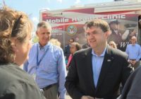 New Veterans Affairs Secretary visits center after Hurricane Florence