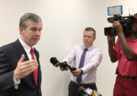 Governor says he is working with legislators to provide financial relief for victims of Hurricane Florence