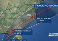 How will Tropical Storm Michael affect North Carolina?