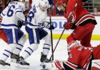McElhinney, Hurricanes knock off Leafs 5-2