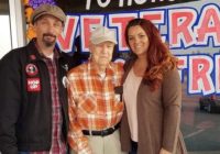 Veteran 'adopted' after wildfires displace him