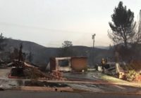 Couple helping with Florence recovery loses home in CA wildfire