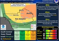 NWS: Severe thunderstorms may bring tornadoes, hail, flooding, heavy winds to San Antonio area