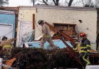 Possible tornado hits small Alabama city's downtown