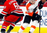 McElhinney stops 22 shots, Hurricanes handle Flyers 3-1