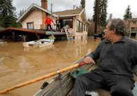 California river floods 2,000 buildings in California