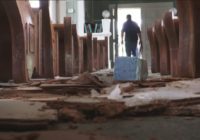 After possible tornado rips through Texas church, gospel music fills corridors
