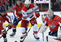 Washington Capitals edge past Carolina Hurricanes 4-3 in overtime in second playoff game