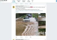York County under tornado watch as storms flood roads, bring damaging winds