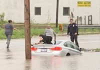 At least two drivers rescued in Hendersonville flooding