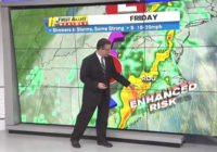 Chance of severe weather in Carolinas Friday