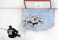 Hurricanes even playoff series with Caps