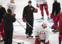 Carolina Hurricanes’ coach Rod Brind’Amour talks about veteran Jordan Staal, the Washington Capitals and the Stanley Cup playoffs