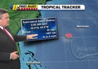 Subtropical storm Andrea forms near Bermuda