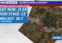 Major flooding expected along the Colorado River at Bastrop