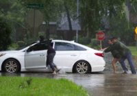 Students stranded at school amid flooding in Houston area