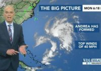 Subtropical storm Andrea expected to weaken in coming days