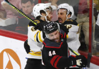 Hurricanes battle Bruins in game 4