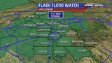 A Flash Flood Watch is in effect until Sunday evening in Charlotte.