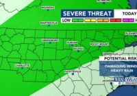 Flash flood warning issued in parts of north central NC