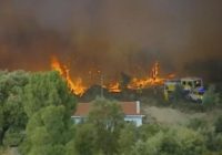 1,000 firefighters battle wildfires in central Portugal