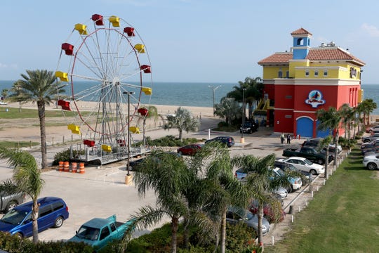 Fajitaville owners had recently installed a new Ferris wheel in the parking lot of their North Beach restaurant in Corpus Christi when this image was shot Thursday, Dec. 18, 2014.