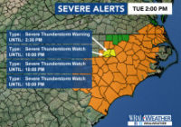 Thunderstorms likely, flooding possible through afternoon, evening in the Triangle