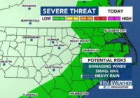 Triangle could see more storms Wednesday as cleanup continues from earlier severe weather
