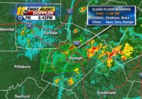 Flash flood warning: Cary, Apex roads affected by heavy rains