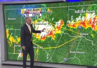 Severe weather moving through Raleigh, Durham, surrounding areas