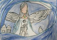 Children traumatized by Hurricane Harvey express their emotions through art