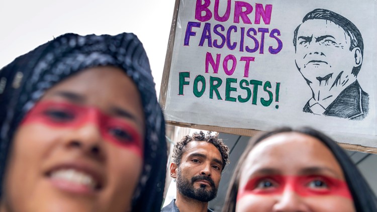 Switzerland Amazon Protest