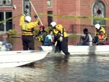 Record-breaking flooding continues in North Carolina