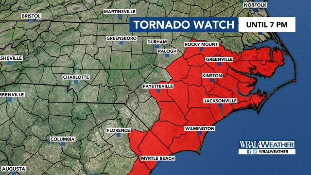 Tornado watches on Thursday