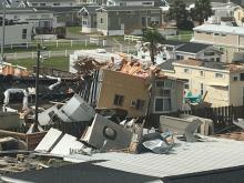 Emerald Isle tornado damage