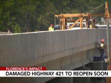 Ceremony held for new Highway 421 bridge set to open